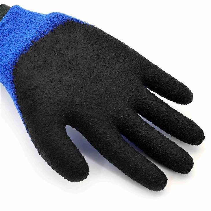 Centipede Feather Yarns Black Nitrile Foam Palm Coated Gloves
